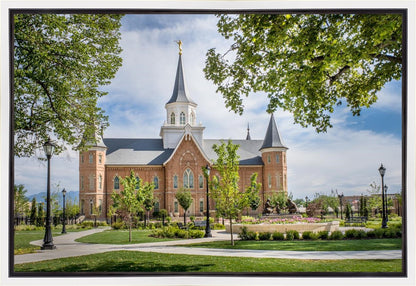 Provo City Center Temple Sacred Gardens Gallery Wrap