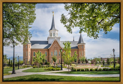 Provo City Center Temple Sacred Gardens Gallery Wrap