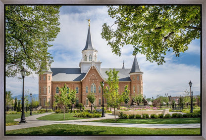 Provo City Center Temple Sacred Gardens Gallery Wrap