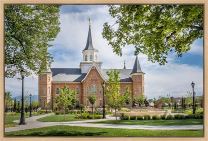 Provo City Center Temple Sacred Gardens Gallery Wrap