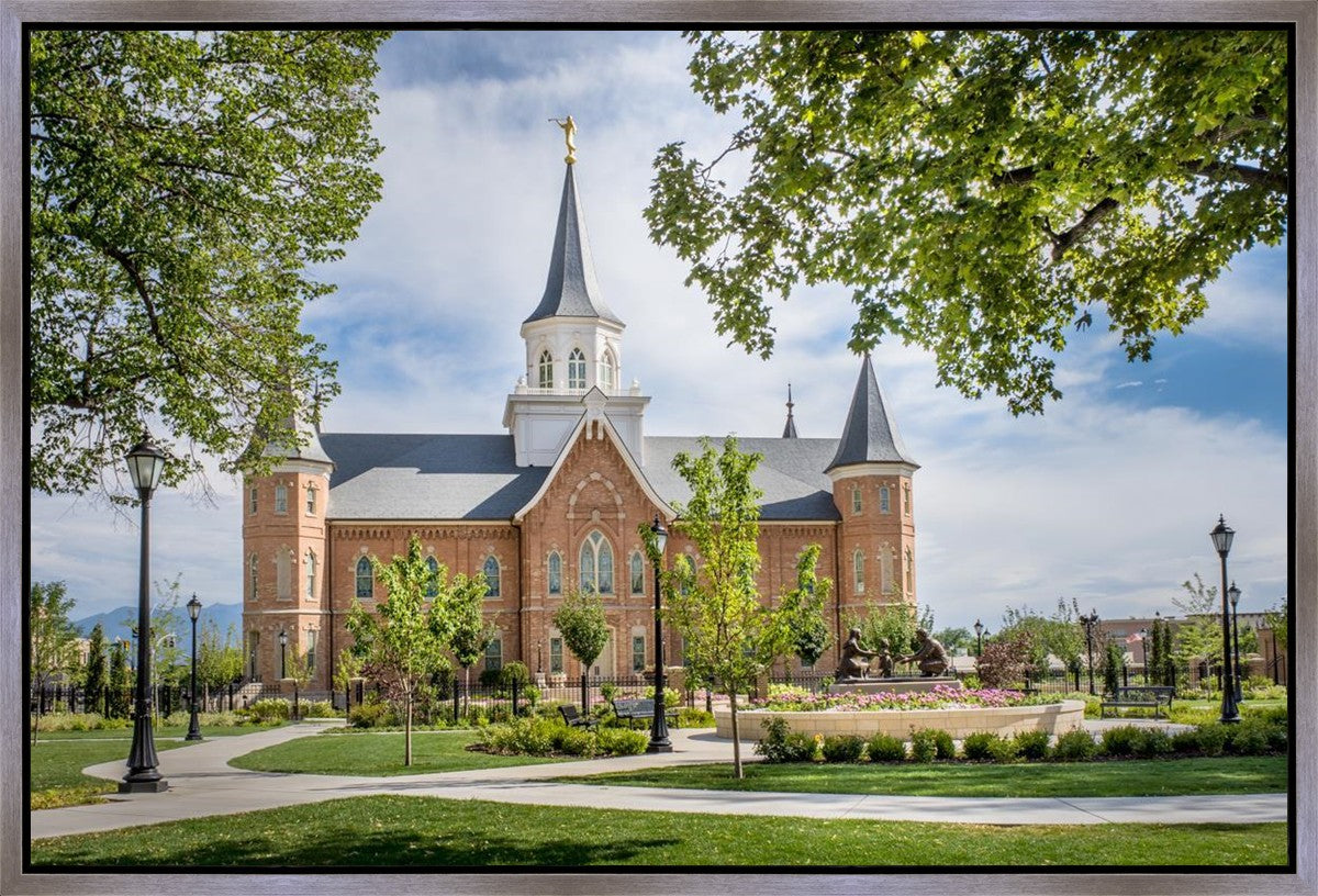 Provo City Center Temple Sacred Gardens Gallery Wrap