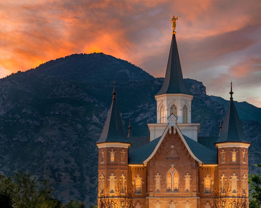 Provo City Center Temple Voices From The Dust Gallery Wrap