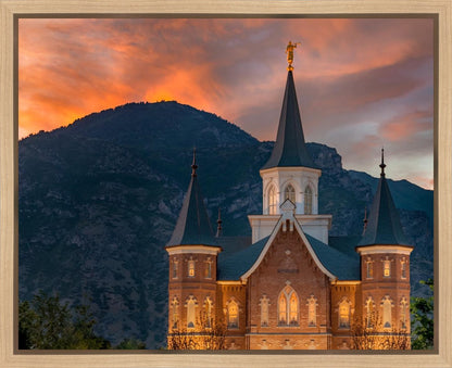 Provo City Center Temple Voices From The Dust Gallery Wrap