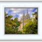 Salt Lake City Temple Autumn Leaves