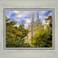 Salt Lake City Temple Autumn Leaves