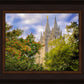 Salt Lake City Temple Autumn Leaves