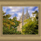 Salt Lake City Temple Autumn Leaves