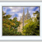 Salt Lake City Temple Autumn Leaves
