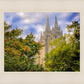 Salt Lake City Temple Autumn Leaves