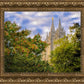 Salt Lake City Temple Autumn Leaves
