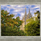 Salt Lake City Temple Autumn Leaves