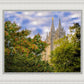 Salt Lake City Temple Autumn Leaves