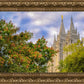Salt Lake City Temple Autumn Leaves