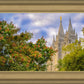 Salt Lake City Temple Autumn Leaves