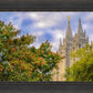 Salt Lake City Temple Autumn Leaves