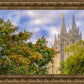 Salt Lake City Temple Autumn Leaves