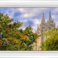 Salt Lake City Temple Autumn Leaves