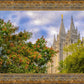 Salt Lake City Temple Autumn Leaves
