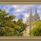 Salt Lake City Temple Autumn Leaves