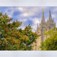 Salt Lake City Temple Autumn Leaves