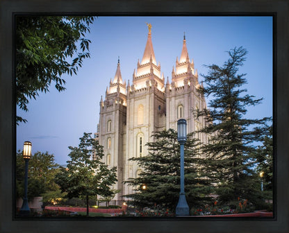Salt Lake City Temple Early Morning Blessings Gallery Wrap