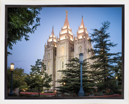 Salt Lake City Temple Early Morning Blessings Gallery Wrap