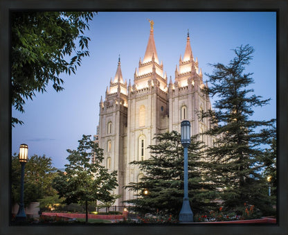 Salt Lake City Temple Early Morning Blessings Gallery Wrap