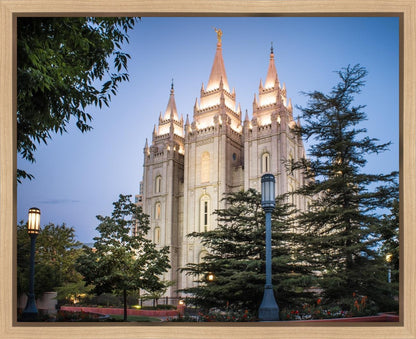 Salt Lake City Temple Early Morning Blessings Gallery Wrap