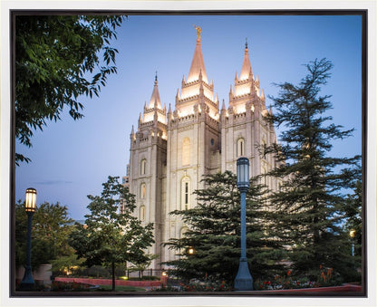 Salt Lake City Temple Early Morning Blessings Gallery Wrap