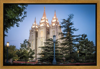 Salt Lake City Temple Early Morning Blessings Gallery Wrap