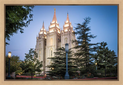 Salt Lake City Temple Early Morning Blessings Gallery Wrap