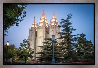 Salt Lake City Temple Early Morning Blessings Gallery Wrap