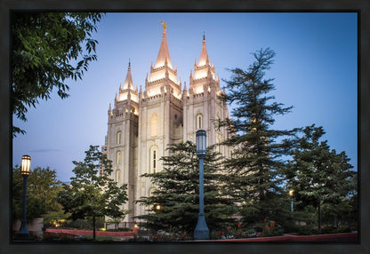 Salt Lake City Temple Early Morning Blessings Gallery Wrap