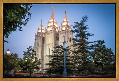 Salt Lake City Temple Early Morning Blessings Gallery Wrap