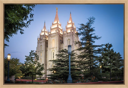 Salt Lake City Temple Early Morning Blessings Gallery Wrap