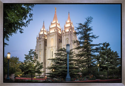 Salt Lake City Temple Early Morning Blessings Gallery Wrap