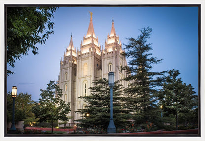 Salt Lake City Temple Early Morning Blessings Gallery Wrap