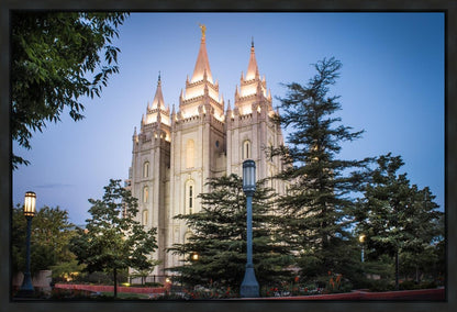 Salt Lake City Temple Early Morning Blessings Gallery Wrap
