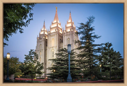 Salt Lake City Temple Early Morning Blessings Gallery Wrap