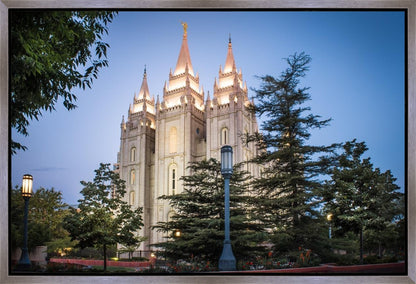 Salt Lake City Temple Early Morning Blessings Gallery Wrap