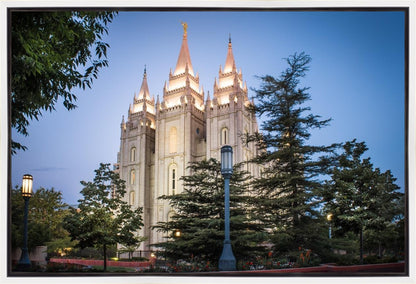 Salt Lake City Temple Early Morning Blessings Gallery Wrap