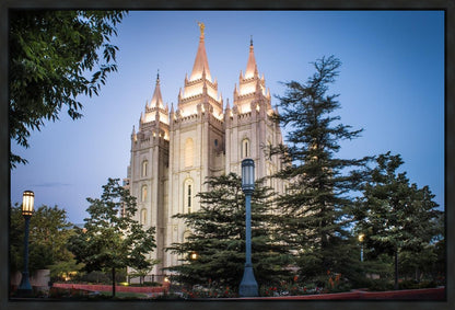 Salt Lake City Temple Early Morning Blessings Gallery Wrap
