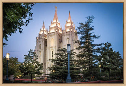 Salt Lake City Temple Early Morning Blessings Gallery Wrap