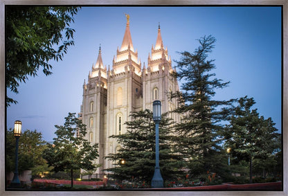 Salt Lake City Temple Early Morning Blessings Gallery Wrap