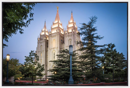 Salt Lake City Temple Early Morning Blessings Gallery Wrap