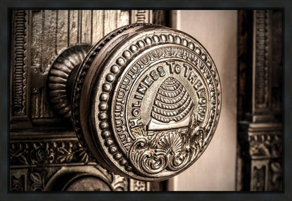 Salt Lake City Temple Holiness Gallery Wrap