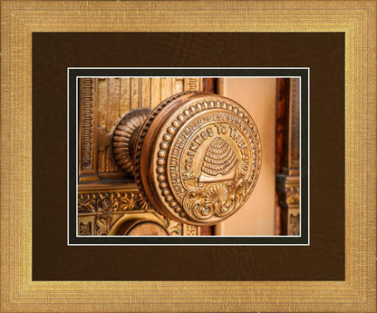 Salt Lake City Temple Holiness In Gold