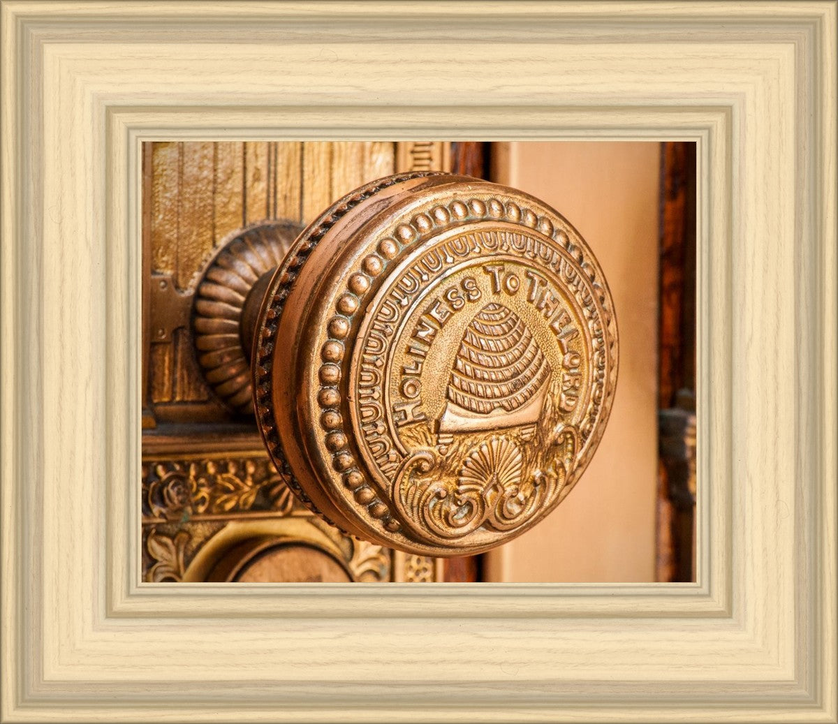 Salt Lake City Temple Holiness In Gold