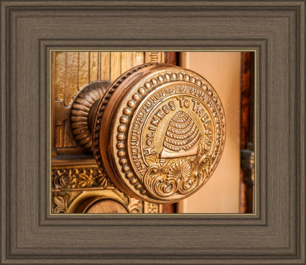 Salt Lake City Temple Holiness In Gold