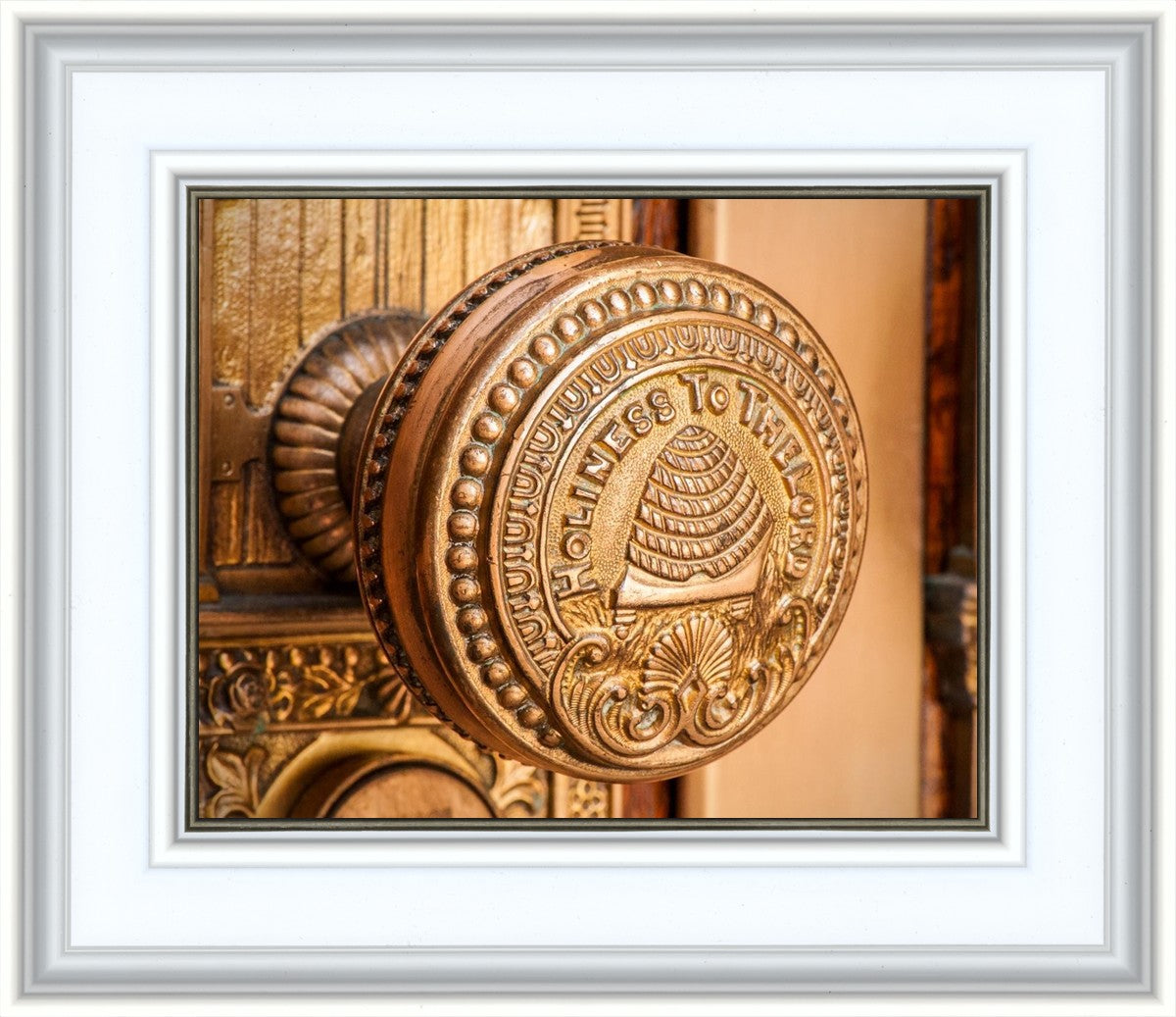 Salt Lake City Temple Holiness In Gold